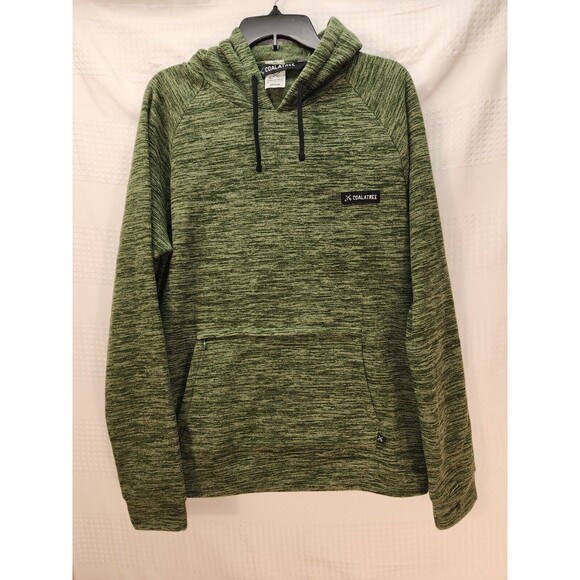 colatreee Other - Coalatree The Evolution Hoodie Green Black Medium Eco-Friendly Logo Fingerloop